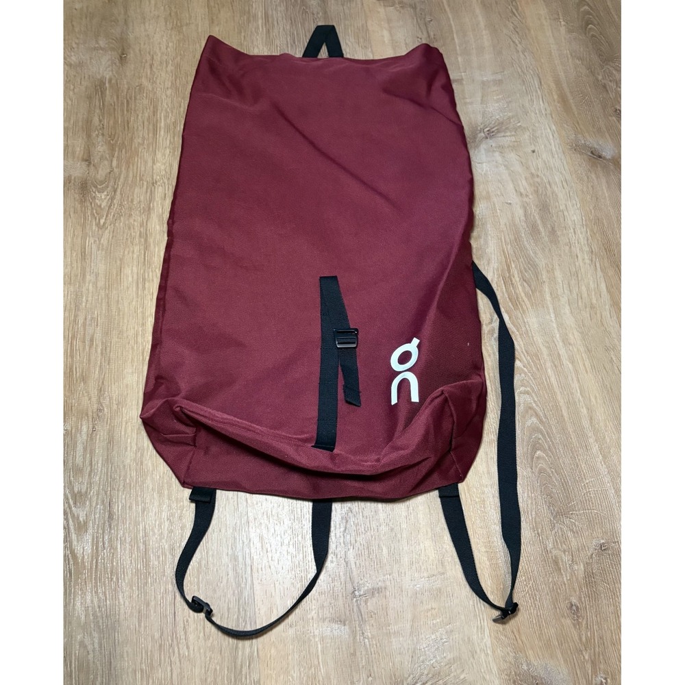 On Cloud Ambassador Pack Back Bag Womens Mens Maroon Running Tote Sack  Logo